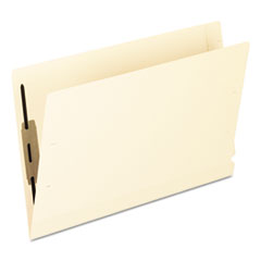 Laminated Manila Folder, 1 Fastener, Legal, 50/BX, Manila