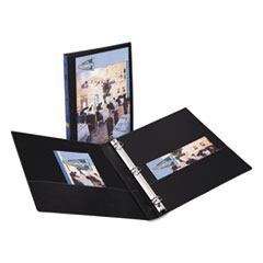 Durable View Binder, 1/2" Cap, 11"x8-1/2", Black