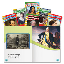 Social Studies Set, Amazing Americans, Grade K-3, 6 BK/ST