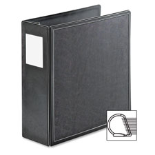Slant-D Ring Binder, Heavy-Duty, 4" Capacity, Black