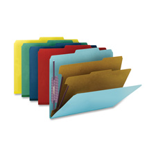 Classification Folders,2"Exp,2 Div,Top Tab,Letter,10/BX, DBE