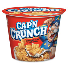 Capn Crunch Corn/Oat Cereal Bowl, 1.51oz., 12/CT, Multi