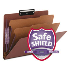 Folders, 2" Expansion, 2 Partitions, Letter, 10/BX, Red