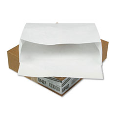 Tyvek Open-Side Envelope, Plain, 12"x16"x4", 50/CT, White