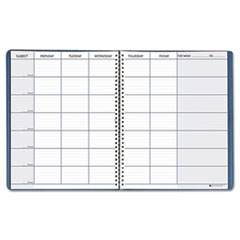 Teachers Planner, 8-1/2"x11", 40 Wks/7 Periods, Leather/BE