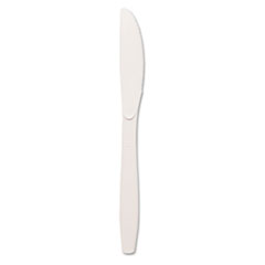 Plastic Knives, Bulk, Medium Wt, 1000/PK, White