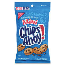 Mini Chips Ahoy, 3oz., 12/CT, Blue