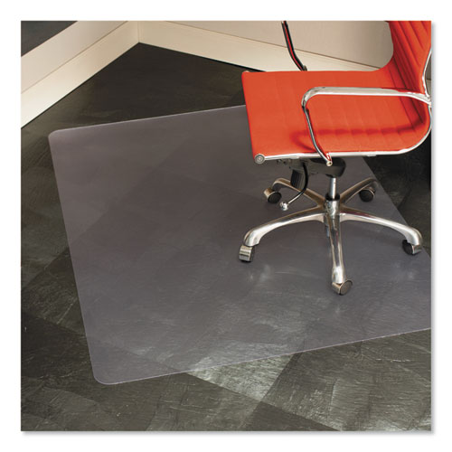 Hard Floor Chairmat, Rectangular, 46"x60", Clear