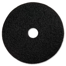 Floor Stripping Pads, 16", 5/CT, Black
