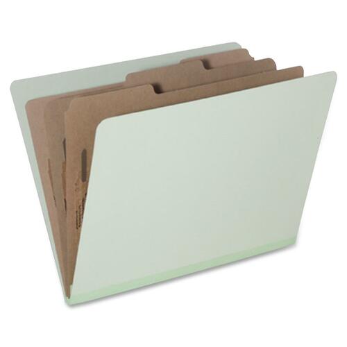 Classification Folder,8-Sectns,3"Exp,Letter,10/PK,Green