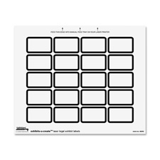 Custom Labels, 1-5/8"x1", 240/ Sheet, 240/PK, White