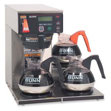 3-Warmer Brewer,12-Cup,16"x21-1/5"x16-4/5",Stainless/Steel