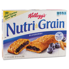 Nutrigrain Cereal Bars,Low Fat,1.3 oz.,16/BX,Blueberry