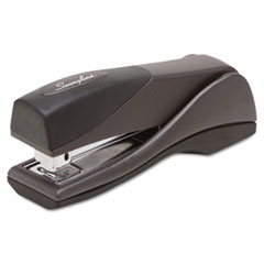 Compact Stapler, Jam-Free, Staples 2-25 Sh. of 20lb., Black