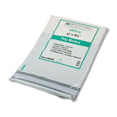 Poly Envelopes W/Perforation, Plain, 12"x15-1/2", 100/PK, WE