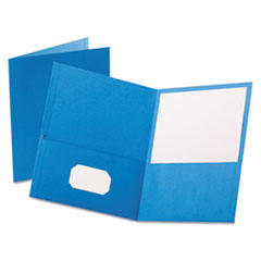 Twin Pocket Folders,w/o Fasteners,11"x8-1/2",25/BX,L.BLUE