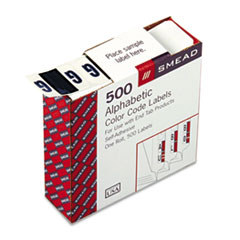 Color Code Labels, "G", 1"x1-1/4", 500/RL, Violet