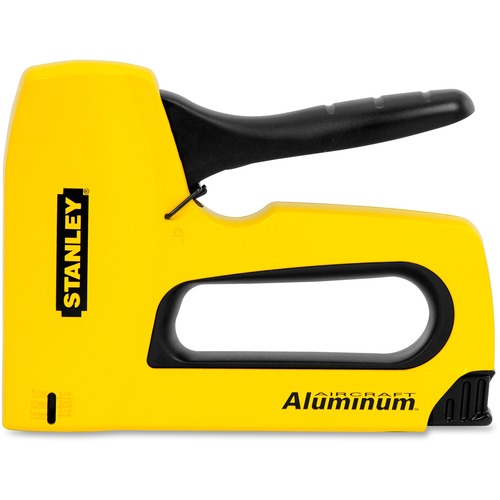 Heavy-duty Staple Gun,Full-stick Staples,Aluminum,Yellow