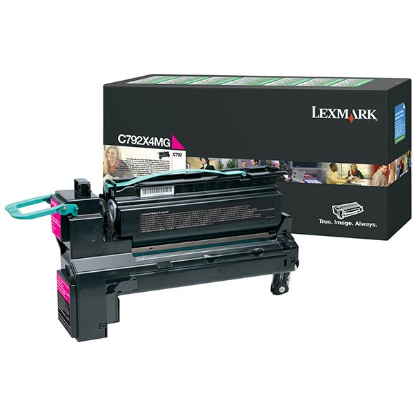Genuine OEM Lexmark C792X4MG Government Extra High Yield Magenta Return Program Toner (TAA Compliant Verion of C792X1MG) (20000 Page Yield)