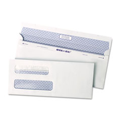 Reveal/Seal Envelopes,Check,No.8-5/8,3-5/8"x8-5/8",500/BX,WE