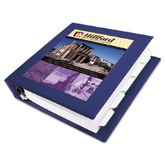 View Binder, Locking Rings, 2", 8-1/2"x11", Navy BE
