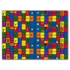Amigos Classroom Rug, 12'x12', Square, Multi