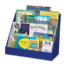 Book Shelf, Classroom Keeper, 3 Tiered, 17"x20"x10", Blue