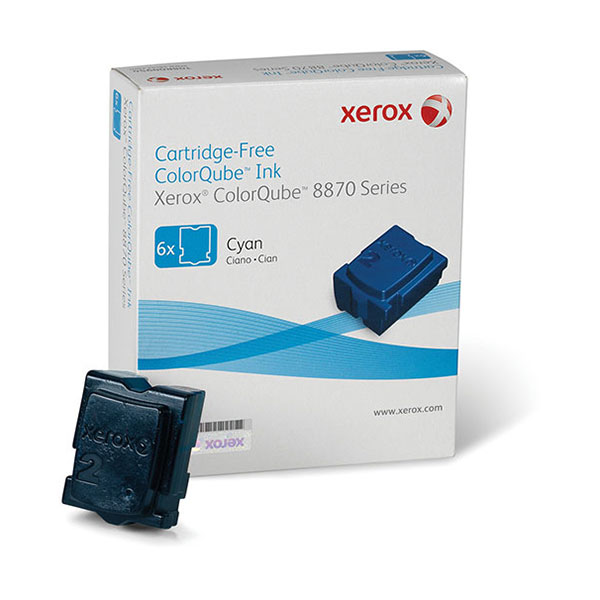 Genuine OEM Xerox 108R00950 Cyan Solid Ink Sticks (6 pk) (17,300 page yield)