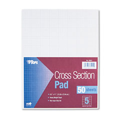 PAD,CROSS SEC,5SQ,8.5X11