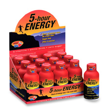 Five Hour Energy Drink, 2 oz., 12/PK, Berry Flavored