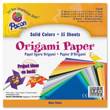 PAPER,ORIGAMI,55 SHEETS,AST