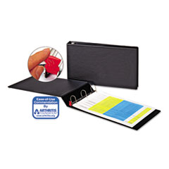 D-Ring Reference Binder, Hvy-Duty , 2" Cap., 11"x17", BK