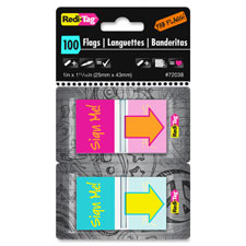 Pop-Up Flags, w/Dispenser, Sign Me, 100/PK, MA/OE, TL/YW