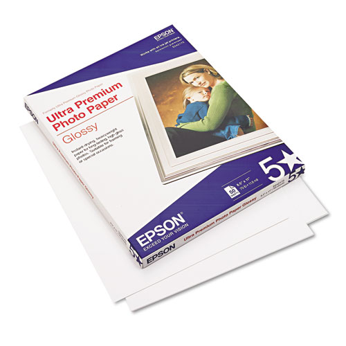 Photo Paper, Glossy, 11.8 mil, 8.5"x11", 50/PK, 96 Brt, WE
