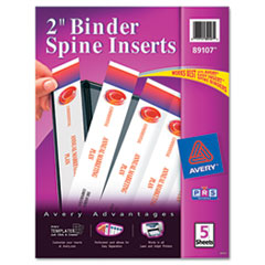 INSERTS,SPINE,BINDER,WE,2"