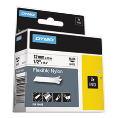 Label, Flexible Nylon, 1/2"x11.5', White