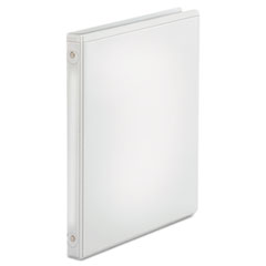 Round-Ring View Binder,11"x8-1/2",5/8" Capacity,White