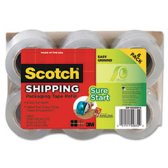 Packaging Tape Refills, f/Dispenser, 2"x900", 6/PK, Clear