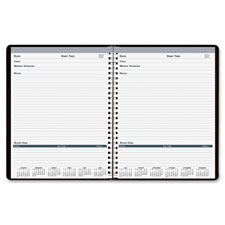 Meeting Notes Planner, Ruled, 110 Meetings, 8-1/2"x11", BK