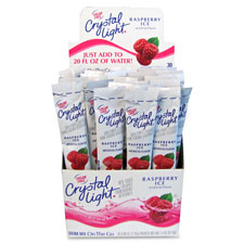 On-The-Go Mix Sticks, .08oz, 30/BX, Raspberry Ice