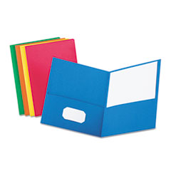 Twin Pocket Folders,w/o Fasteners,11"x8-1/2",25/BX,AST