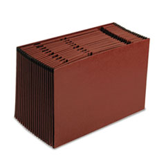 21-Pocket Expand File, A-Z, Legal, 10"x15", Red