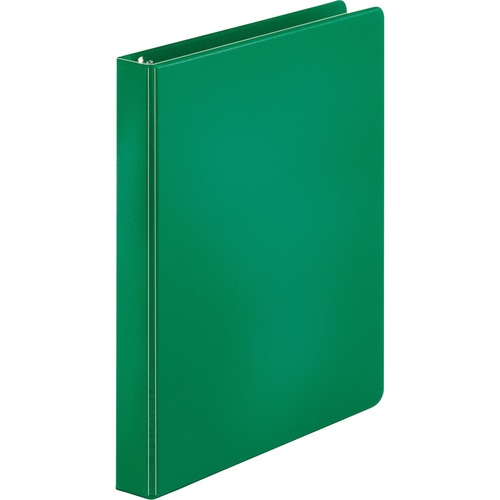 Round Ring Binder, 1" Capacity, 11"x8-1/2", Green
