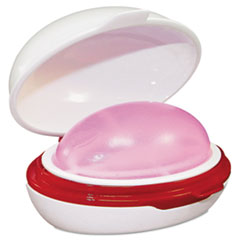 Fingertip Moistener, Nontoxic, Pink