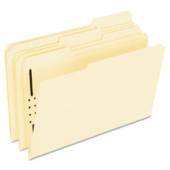 File Folders,1/3 Cut Tab,1 Fastener,Legal,50/BX,Manila
