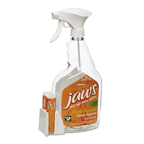 JAWS Multipurpose Cleaner Kit, 6Spray Bottles,12Cartridges
