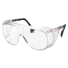 Safety Glasses, 2mm Lens, Anti-Scratch, Clear Frame