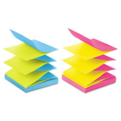 Post-it Notes,Alternating Colors,3"x3",12/PK,AST Ultra