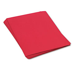 Construction Paper, 18"x24', 50Shts, 15/PK, Holiday Red