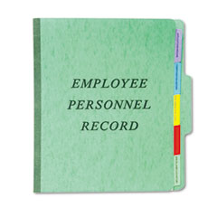 Vert Personnel Folder, 2" Exp, 1/3 Cut Top, Ltr, 20pt, GN